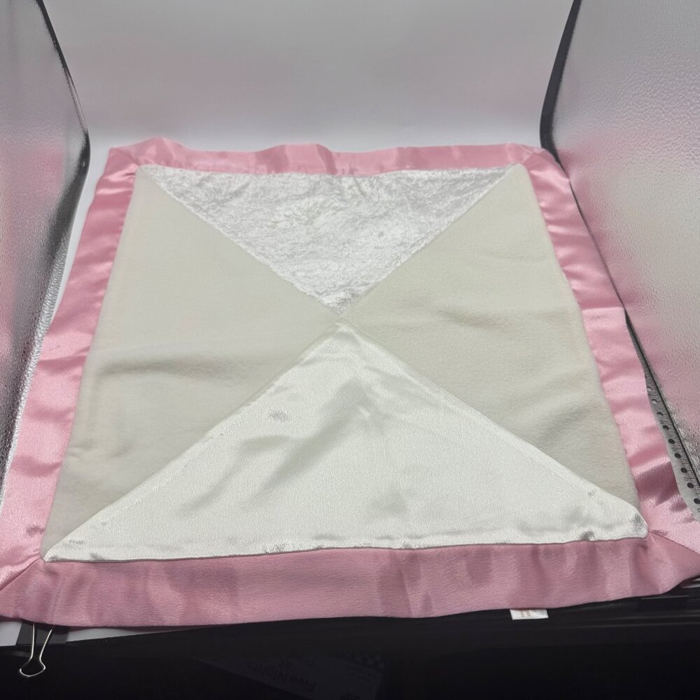 My Angel Blanket Angelic Inspirations Baby Blanket Pink Satin Fleece 19.5 x 19.5